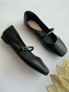 Sapatilha Mary Jane (Preto Fosco) - comprar online