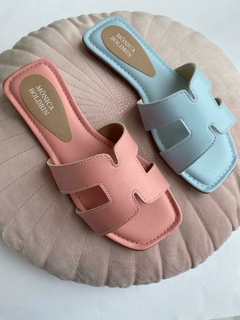 Rasteira Slide (Rosa Claro) - Mônica Boldrin Shoes