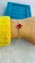 Pulseira Trevo vermelho