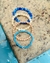 Kit pulseiras colors - azul e nude - TodeSoluar