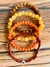 Kit pulseiras colors - laranja e marrom - comprar online