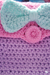Bolsa crochet colorida na internet