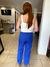 Cropped luiza com zípper na lateral off white - loja online