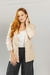 Blazer corte em alfaiataria cappucino - comprar online