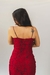 VESTIDO MIDI EMANUELLE EM RENDA VERMELHO na internet