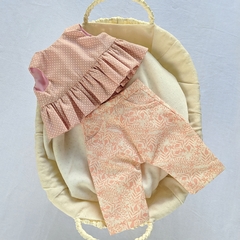 Conjunto Bata e Calça Tricoline C/bolso 30cm