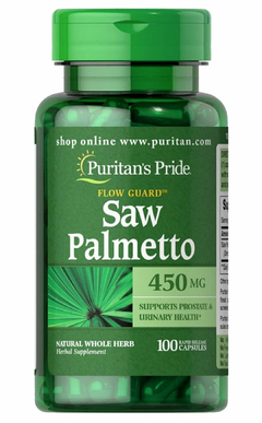 Saw Palmetto - Pipingrock - 450 MG - 100 CAPSULAS