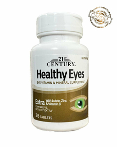 Healthy Eyes - Ojos Saludables - 21st Century - 36 Comprimidos