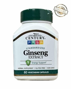 Extracto De Ginseng - 60 Capsulas - 21st Century