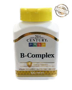 B-COMPLEX - COMPLEJO VITAMINA B - 21ST CENTURY - 100 CAPSULAS -