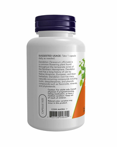 DIENTE DE LEON / DANDELION ROOT - NOW SUPPLEMENTS - 100 CAPSULAS en internet