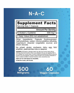 N-A-C - JARROW FORMULAS - 500 MG - 60 Capsulas - comprar online