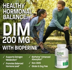 DIM - DIINDOLILMETANO - 200 MG - BRONSON - 120 CAPSULAS - - VIDACARDEL