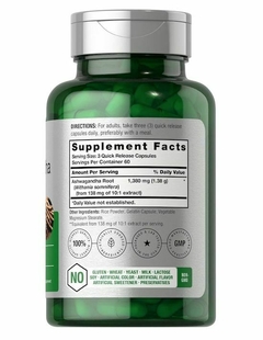 ASHWAGANDHA - HORBÄACH - 1380 MG - 180 CAPSULAS - - comprar online