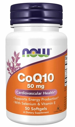 CoQ10 - NOW SUPPLEMENTS - 50MG - 50 CAPSULAS -