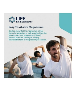 CITRATO DE MAGNESIO - 100 MG - LIFE EXTENSION - 100 CAPSULAS - - tienda online