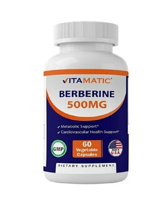 BERBERINA - 500MG - VITAMATIC - 60 CAPSULAS -