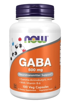 Gaba - Now Supplements - 500 MG - 100 CAPSULAS