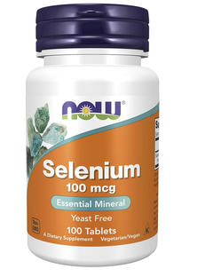 SELENIO -NOW SUPPLEMENTS - 100 mcg - 100 CAPSULAS -