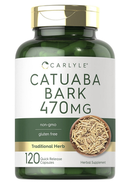 CORTEZA DE CATUABA - 470 MG - CARLYLE - 120 CAPSULAS