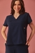 Scrub Feminino Azul Marinho - Antônia - loja online