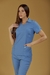 Scrub Feminino - Azul Celeste - Scrubs e Pijamas cirúrgicos | Moda Scrubs