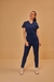 Scrub Feminino Eloá - Azul Marinho - comprar online