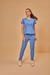 Scrub Feminino Eloá - Azul Celeste na internet