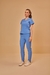 Scrub Feminino Eloá - Azul Celeste - Scrubs e Pijamas cirúrgicos | Moda Scrubs