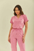 Scrub Feminino Rosa Barbie - Ingridy - Scrubs e Pijamas cirúrgicos | Moda Scrubs