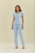 Scrub Feminino Júlia - Azul Claro - Scrubs e Pijamas cirúrgicos | Moda Scrubs