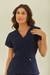 Scrub Feminino Azul Marinho - Júlia - loja online