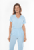 Scrub Feminino Juliana - Azul Claro - Scrubs e Pijamas cirúrgicos | Moda Scrubs