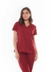 Scrub Feminino Juliana - Vinho