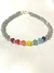 Pulsera Arco Iris Cristal Y Plata 925 en internet