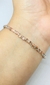 Pulsera Summer Cristal Cuadrado Chico Con Plata 925 en internet