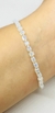 Pulsera Summer Cristal Cuadrado Chico Con Plata 925 en internet