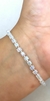 Pulsera Summer Cristal Cuadrado Chico Con Plata 925