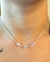 Collar Con Cadena de Plata y Cristales Varios - tienda online