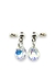 Aros Slim cristal y plata 925 - Andi Joyas 