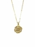 Imagen de Collar Cadena Dream Acero Dorado Con Dijes Flor