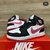 Nike Air Jordan Mid 1 Cano Alto Preto/rosa