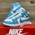 Nike Air Jordan Mid 1 Cano Alto Azul Claro/branco - comprar online