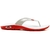 Chinela Oakley Rest Branco e Vermelho - comprar online