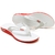 Chinela Oakley Rest Branco e Vermelho