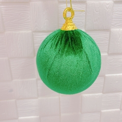 Bola de Natal Verde de Veludo