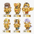 Pantasy Gold Saints Set de 6 - Saint Seiya