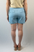 Shorts Alfaiataria Forrado com Bolso e Cinto Fixo - loja online