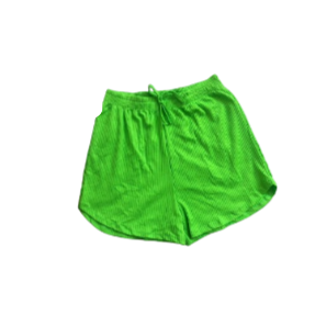 Promoção de Shorts Feminino Poliéster Verde Neon - CT