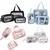 Kit 3 Bolsas Necessaires Wahsbag Transparente À Prova d’água